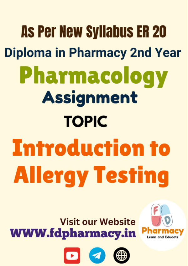 Introduction to Allergy Testing Assignment