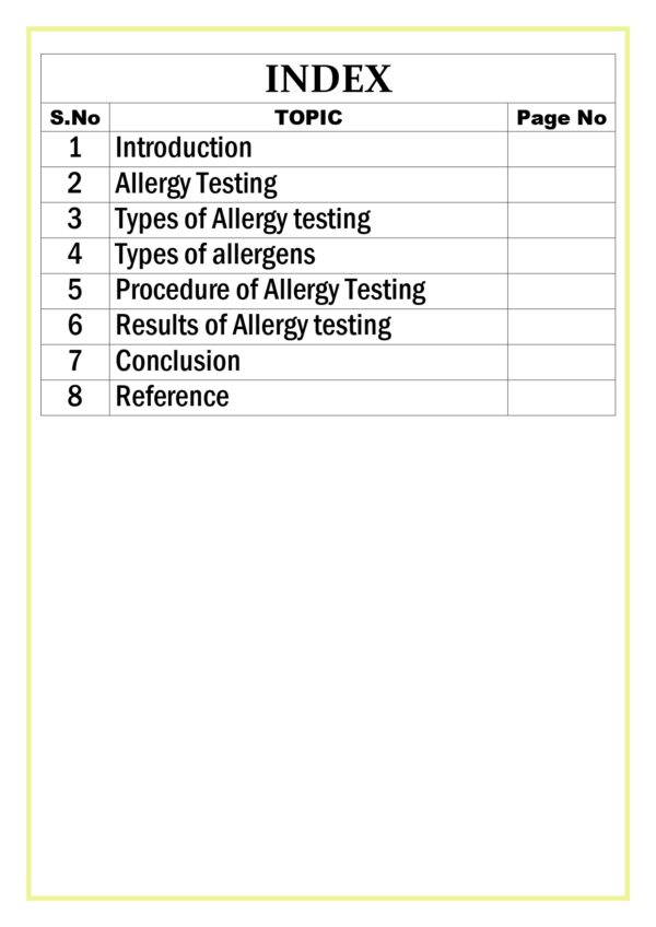 Introduction to Allergy Testing Assignment - Image 5
