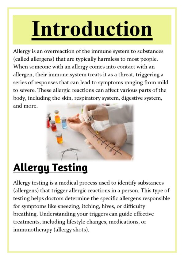 Introduction to Allergy Testing Assignment - Image 6