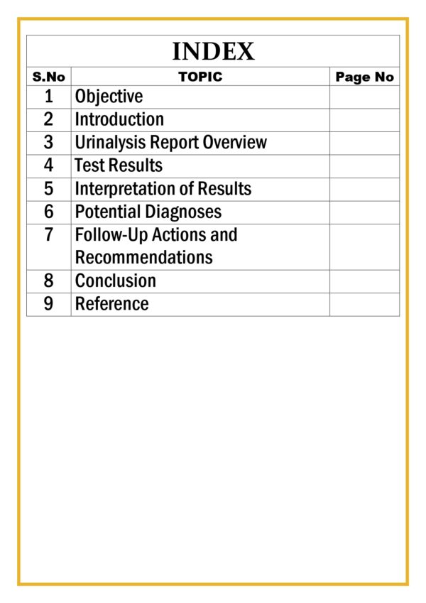 The students shall be asked to submit written assignments on Various Pathology Lab Reports (Urinalysis) Assignment - Image 5