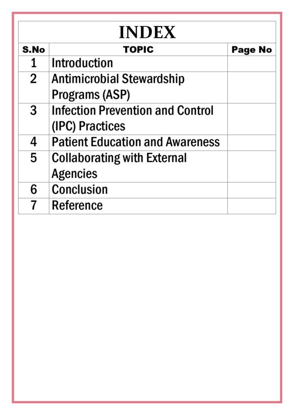 Measures to be taken in hospitals to minimize Antimicrobial Resistance Assignment - Image 5