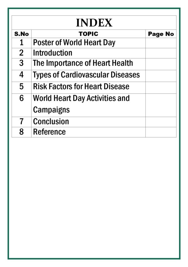 Prepare poster/presentation for general public on any one of the Health Days. e.g. Day, AIDS Day, Handwashing Day, ORS day, World Diabetes Day, World Heart Day, etc Assignment - Image 5
