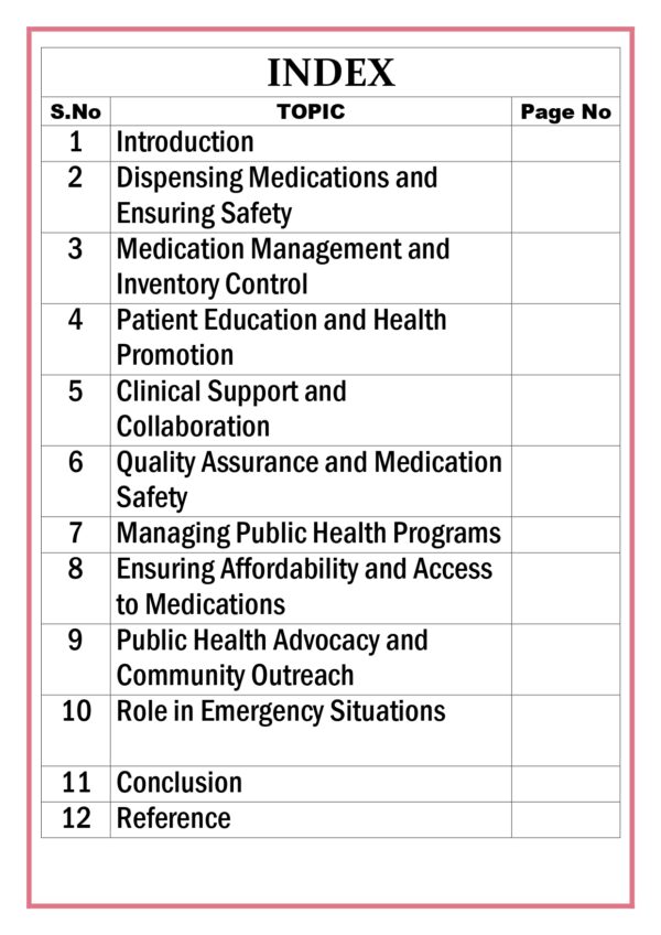 Role and responsibilities of a pharmacist in public hospital in rural parts of the country Assignment - Image 5