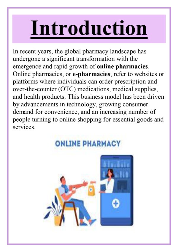 Global Overview of Online Pharmacies Assignment - Image 6