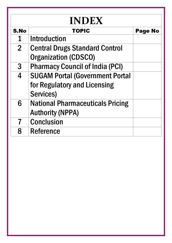 Layout and contents of official websites of various agencies regulating the profession of pharmacy in India: e.g., CDSCO, SUGAM portal, PCI, etc. Assignment - Image 5
