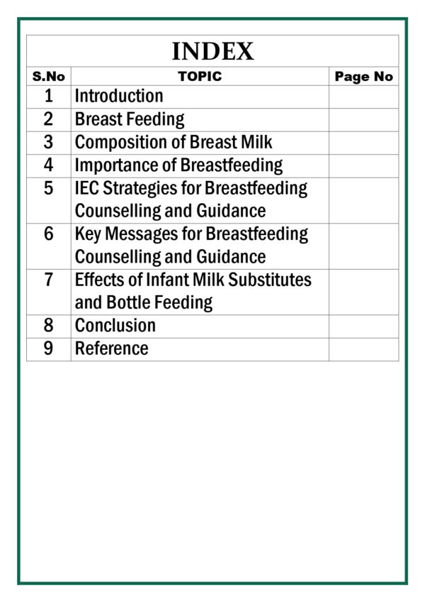 Breastfeeding counselling, guidance – using Information, Education and Communication (IEC) Assignment - Image 5