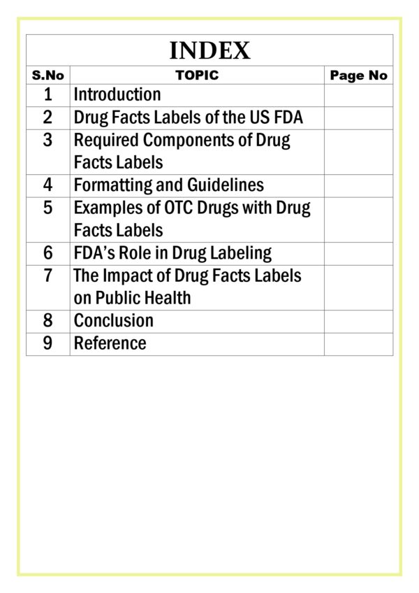 Drug Facts Labels of US FDA Assignment - Image 5
