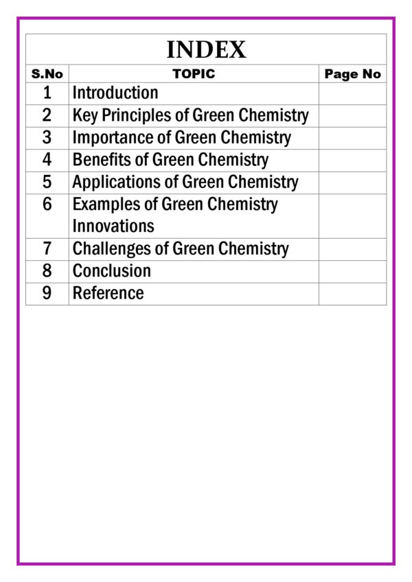 Overview on Green Chemistry Assignment - Image 5