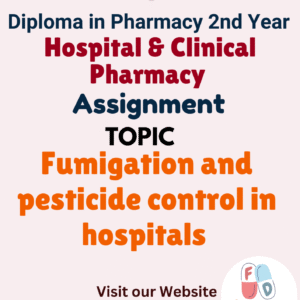 Fumigation and pesticide control in hospitals Assignment