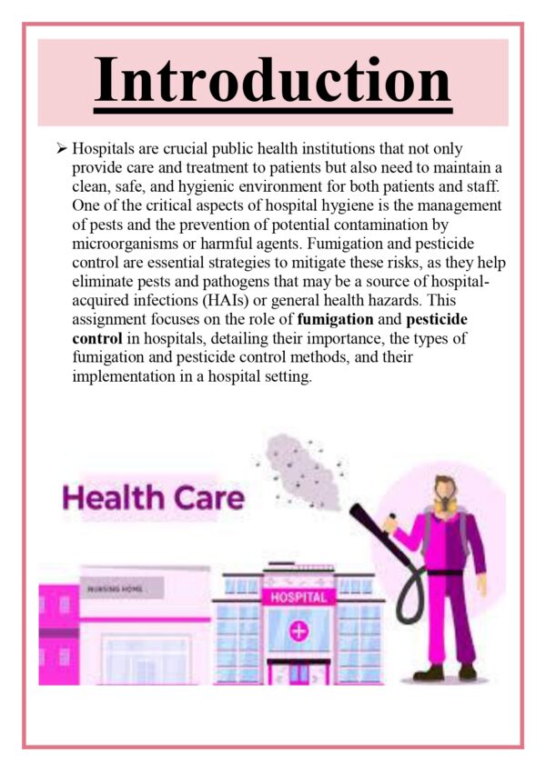 Fumigation and pesticide control in hospitals Assignment - Image 6