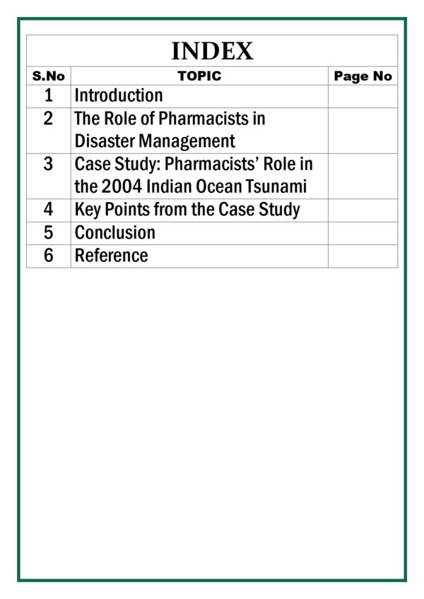 Role of a pharmacist in disaster management – A case study Assignment - Image 5