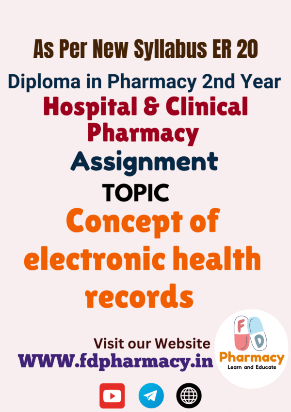 Concept of electronic health records Assignment
