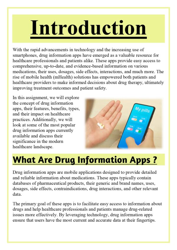 Drug information apps Assignment - Image 6