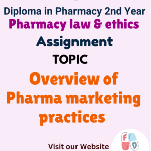 Overview of Pharma marketing practices Assignment