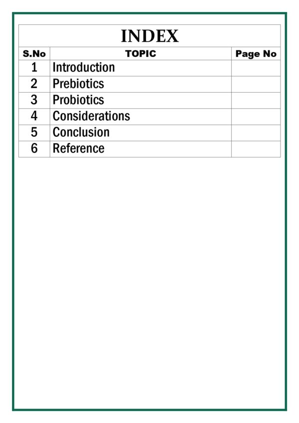 Various Prebiotics or Probiotics (dietary and market products) Assignment - Image 5