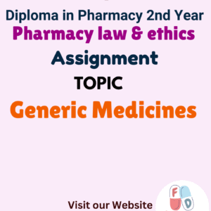 Generic Medicines Assignment