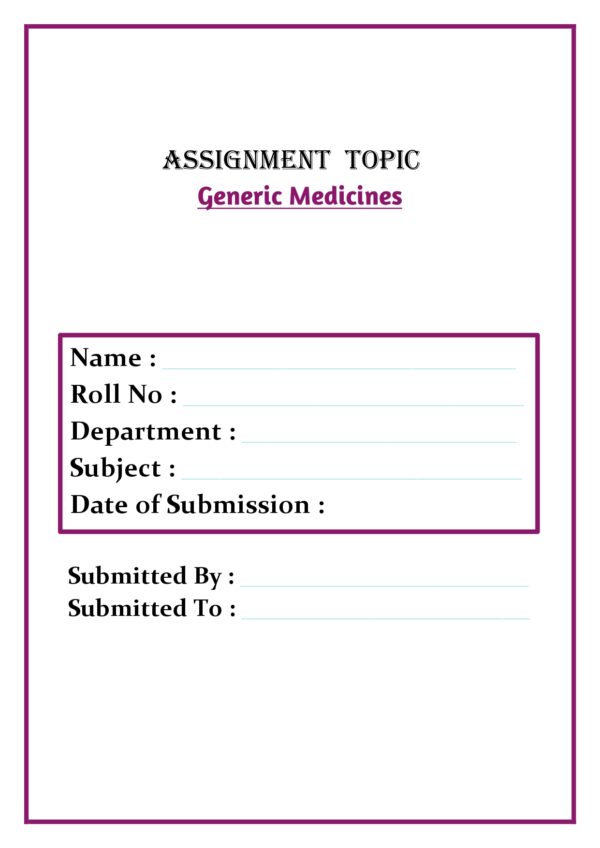 Generic Medicines Assignment - Image 4