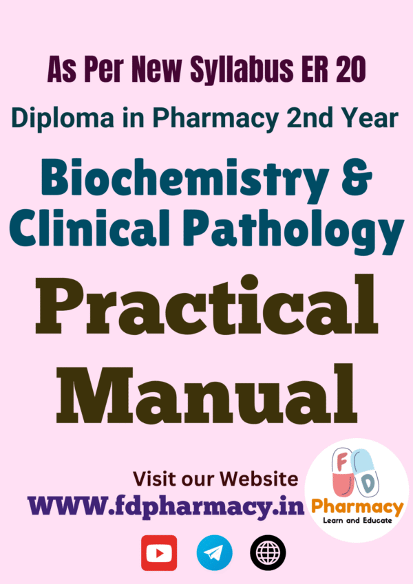 Biochemistry and Clinical Pathology Practical Manual