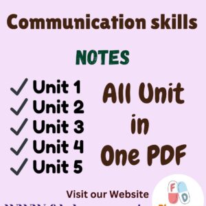 Communication skills All Unit Notes