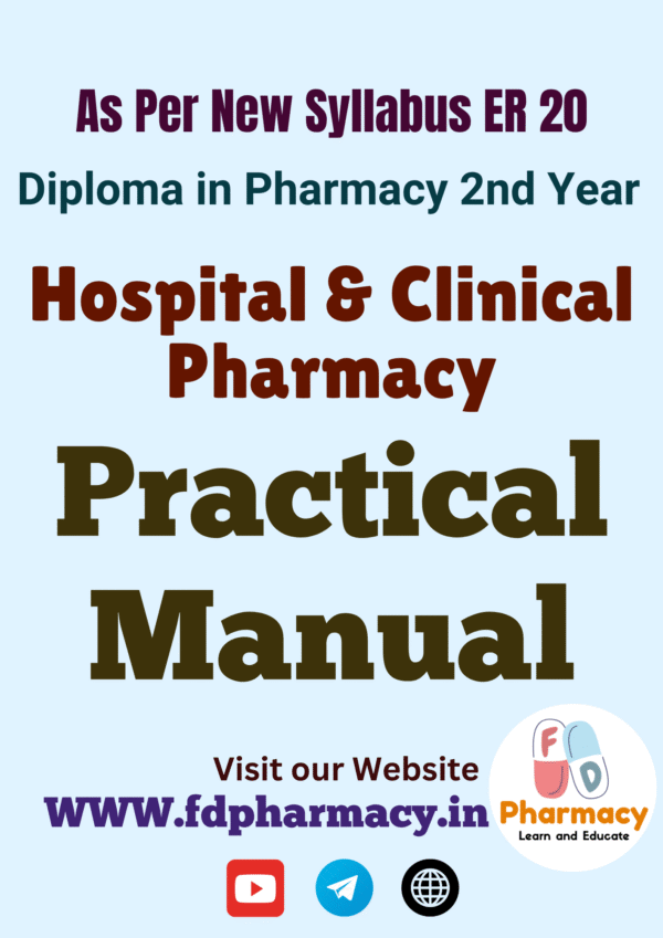 Hospital and Clinical Pharmacy Practical Manual