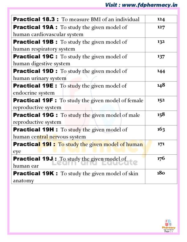 Human Anatomy and Physiology Practical Manual - Image 7
