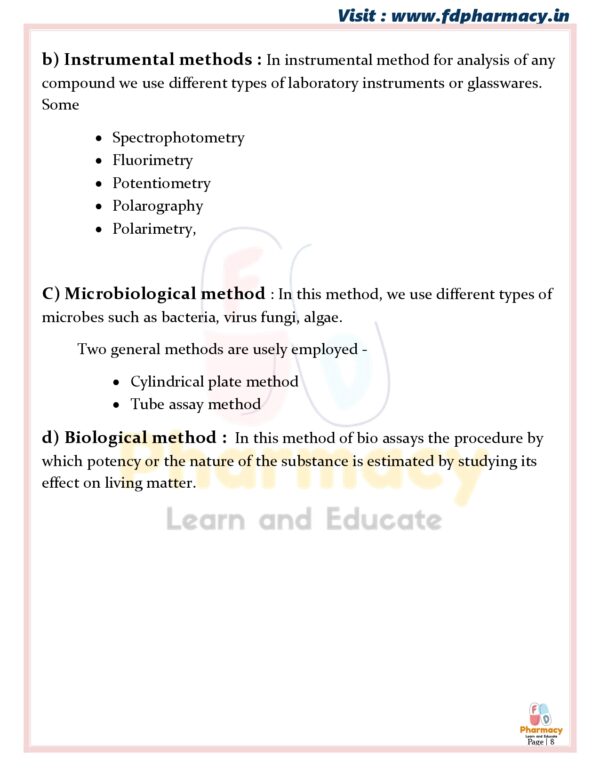 Pharmaceutical Analysis I All Unit Notes - Image 8