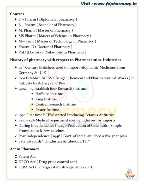 Pharmaceutics - I All Unit Notes - Image 8