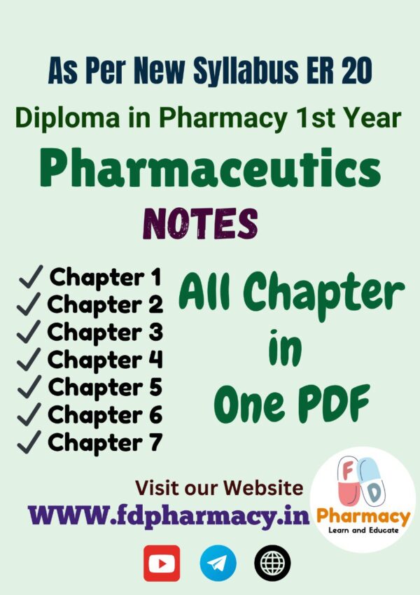 Pharmaceutics All Chapter Notes