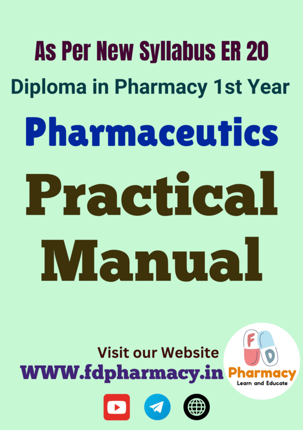 Pharmaceutics Practical Manual