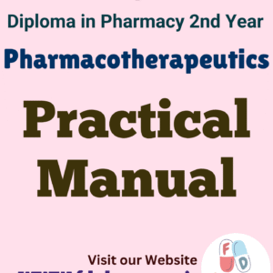 Pharmacotherapeutics Practical Manual