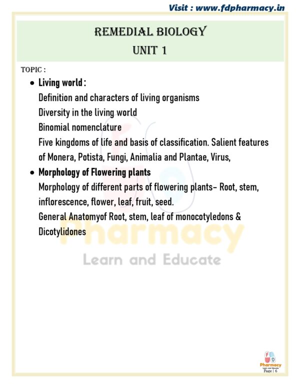Remedial Biology All Unit Notes - Image 6