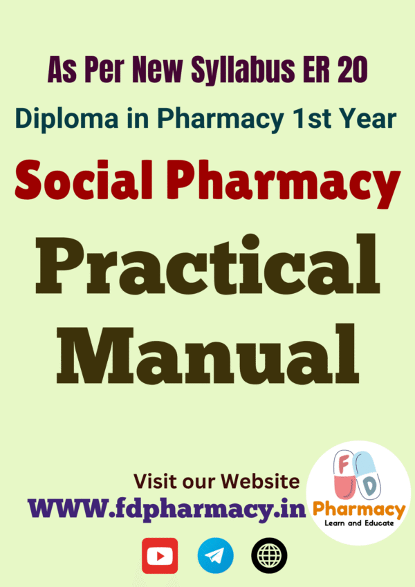 Social Pharmacy Practical Manual