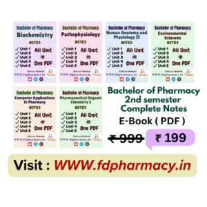 B.Pharma 2nd Semester Notes