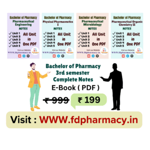 B.Pharma 3rd Semester Notes