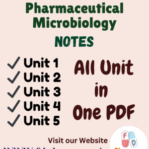Pharmaceutical Microbiology All Unit Notes