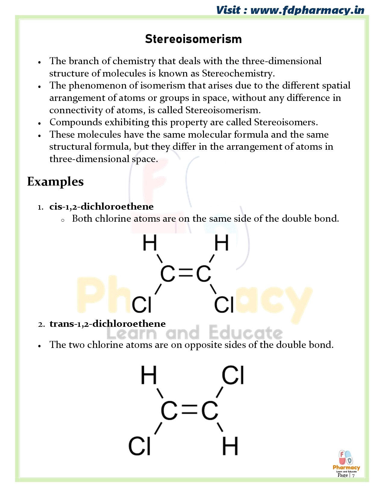 Pharmaceutical Organic Chemistry – III All Unit Notes – FDPharmacy