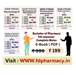 B.Pharma 5th Semester Notes