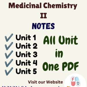 Medicinal Chemistry - II All Unit Notes
