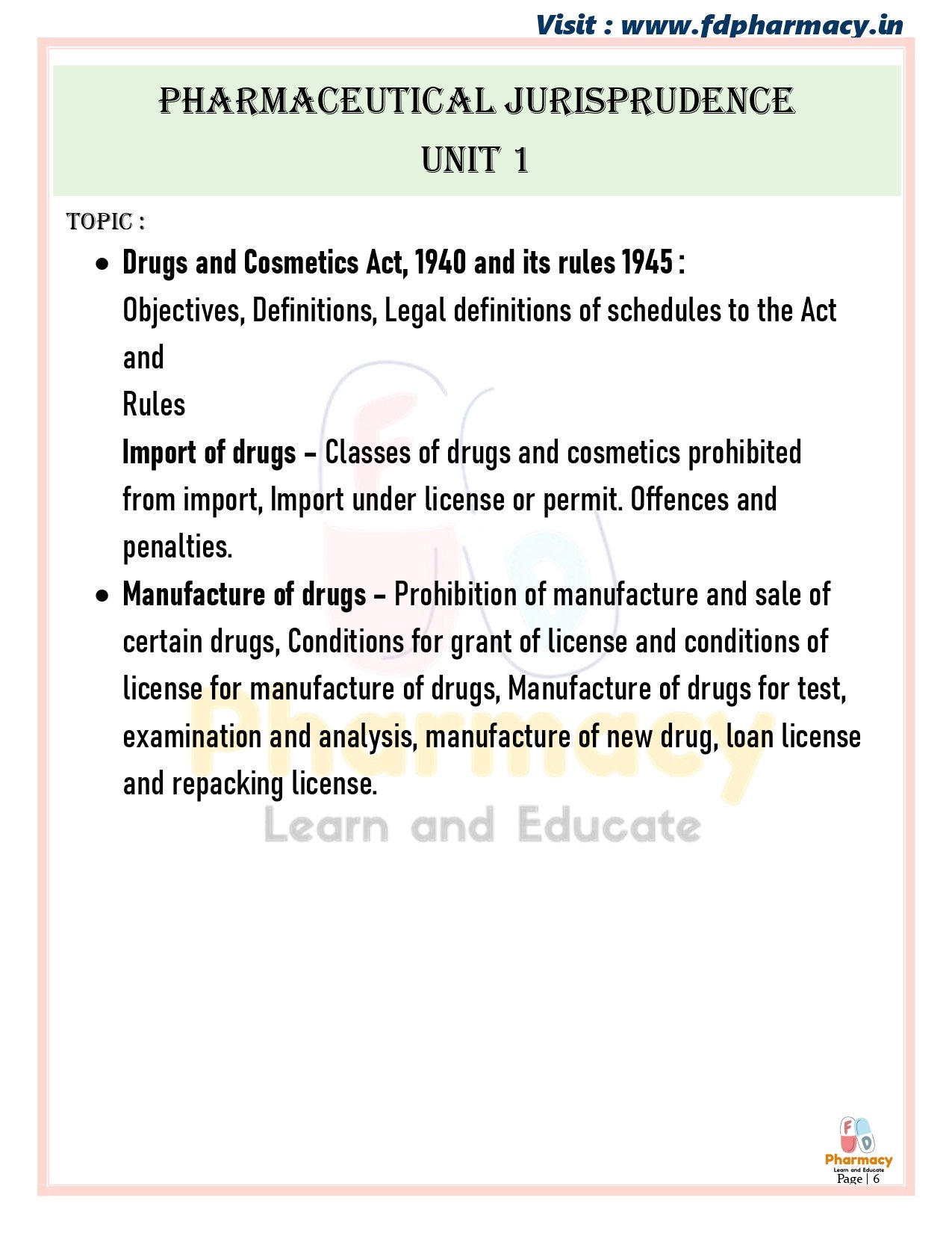 B.Pharma 5th Semester Notes - Image 17