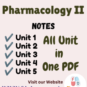Pharmacology - II All Unit Notes