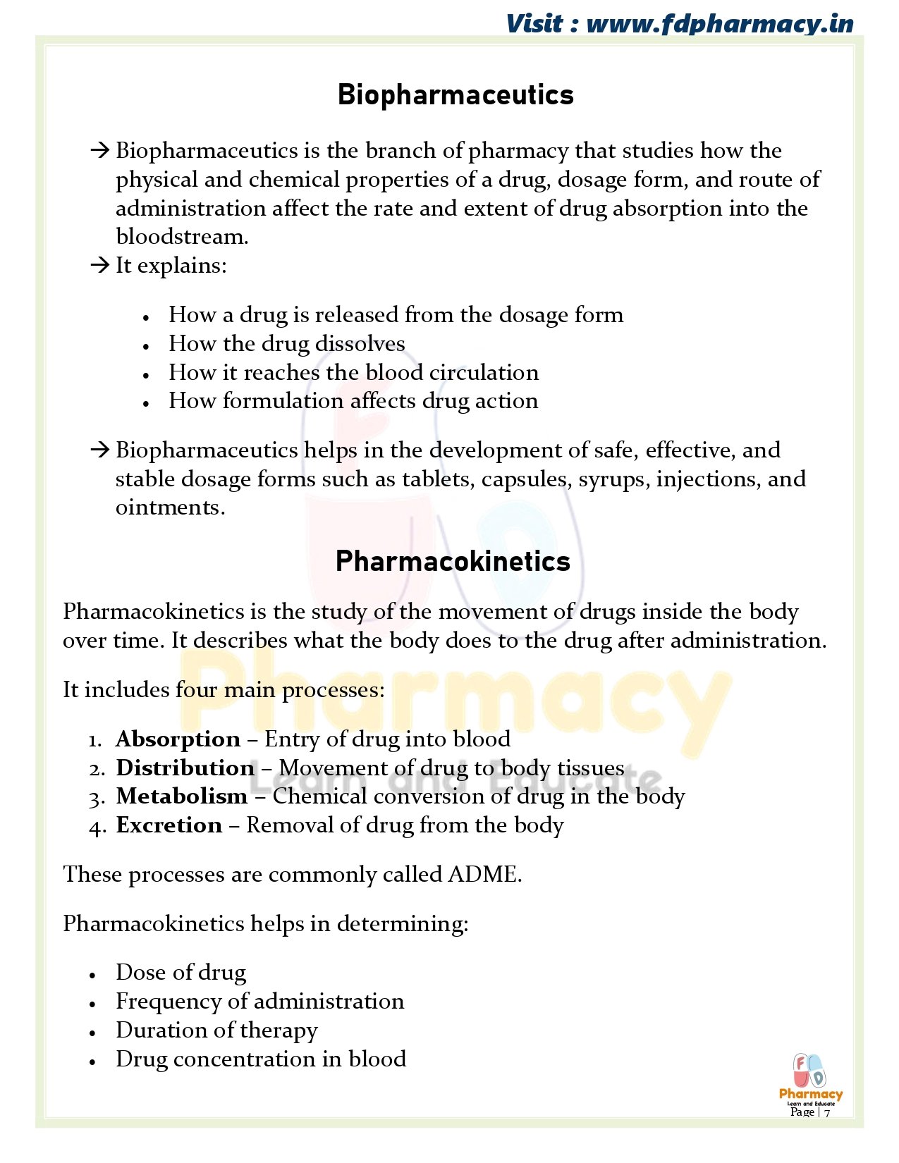 B.Pharma 6th Semester Notes - Image 22