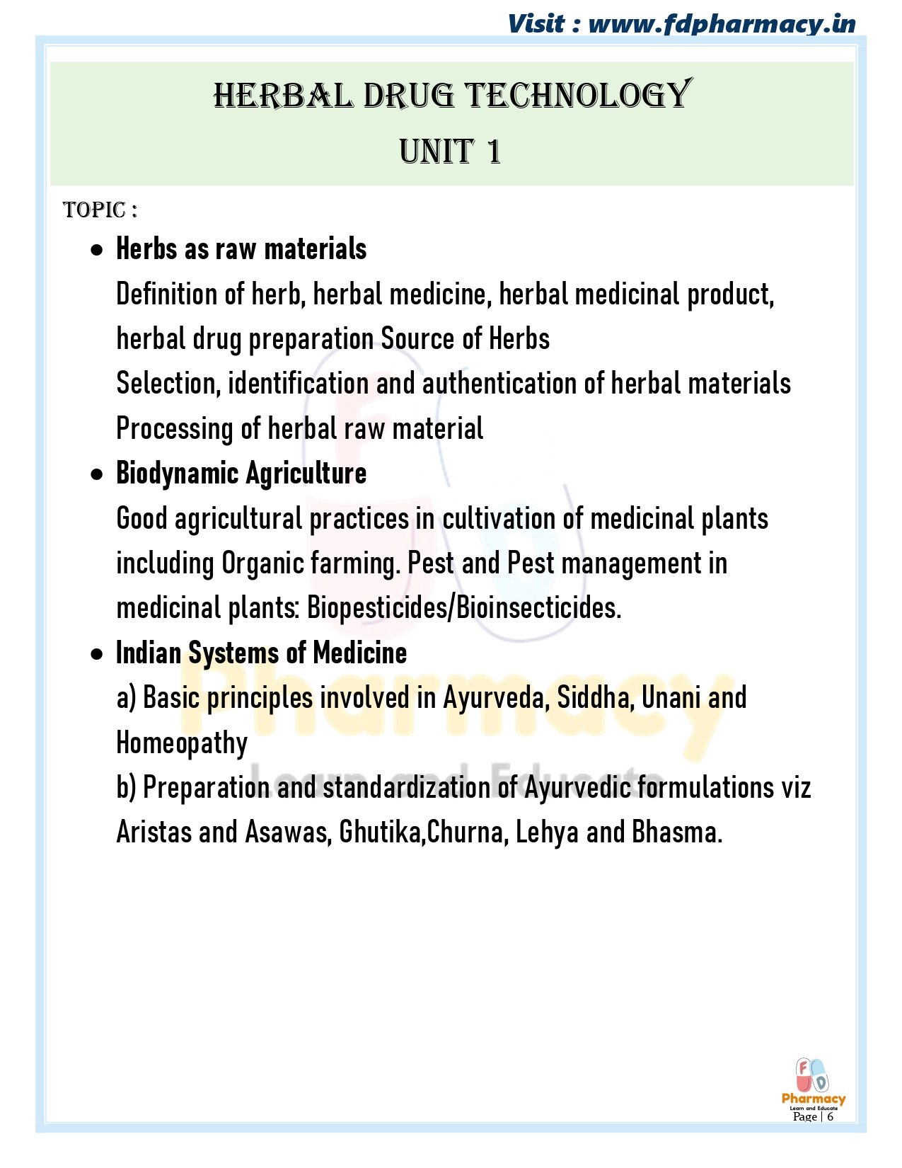 B.Pharma 6th Semester Notes - Image 16
