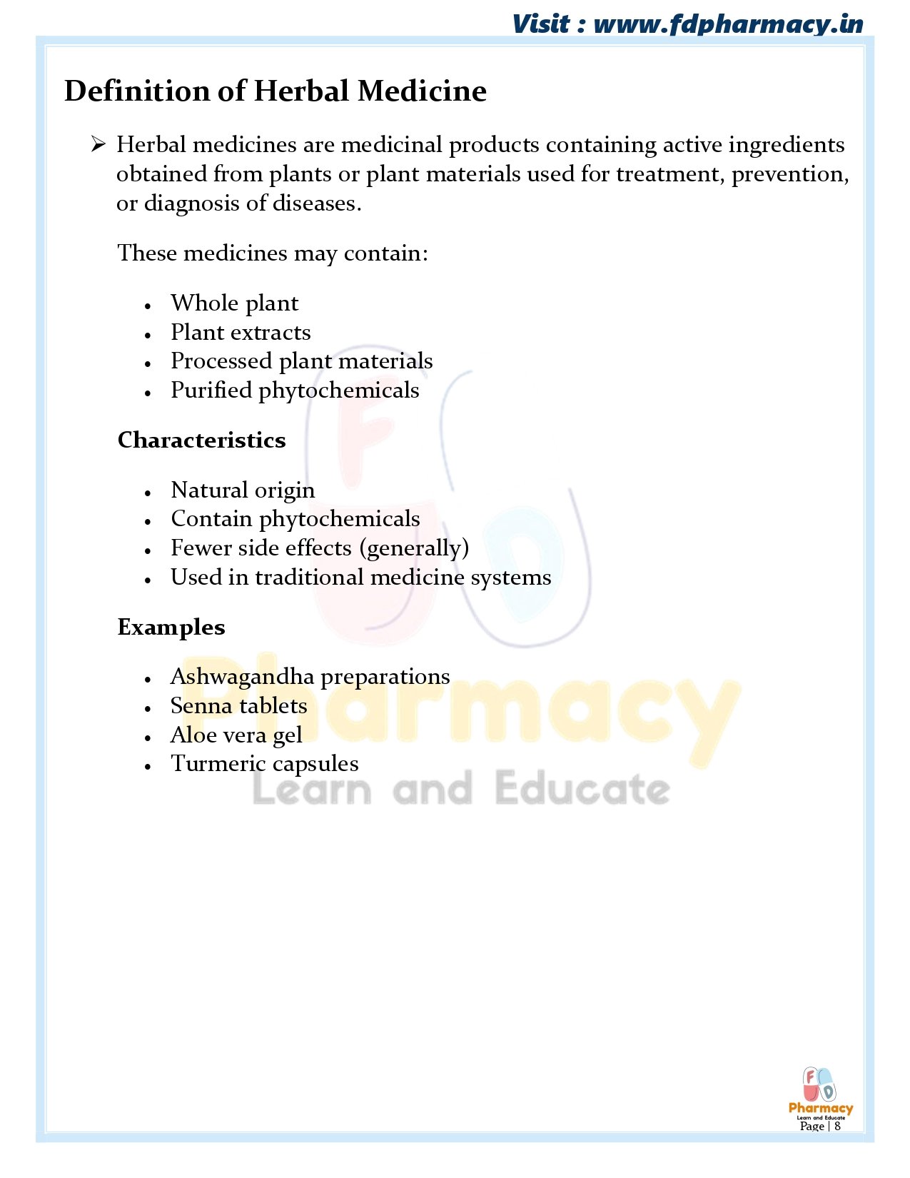 B.Pharma 6th Semester Notes - Image 18