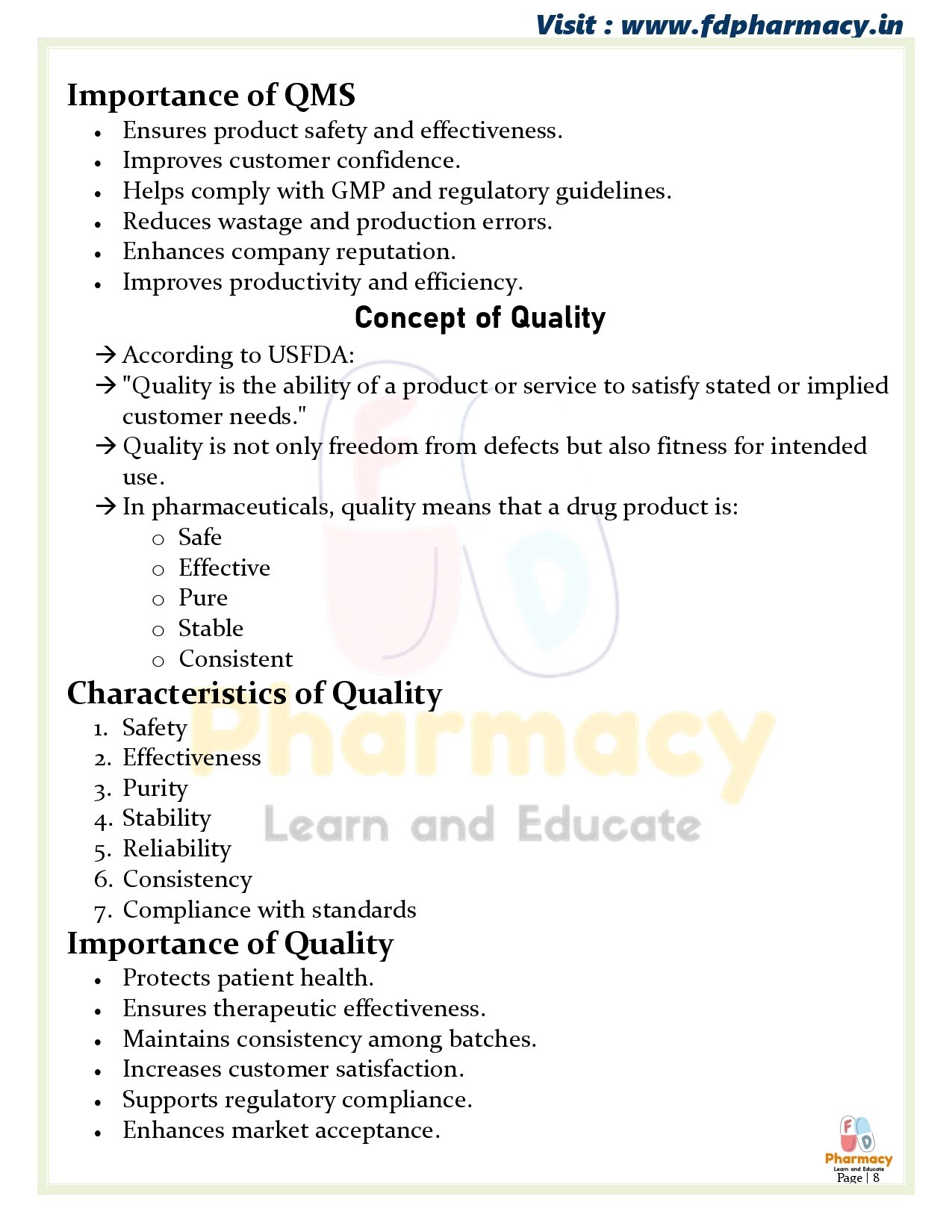 B.Pharma 6th Semester Notes - Image 33